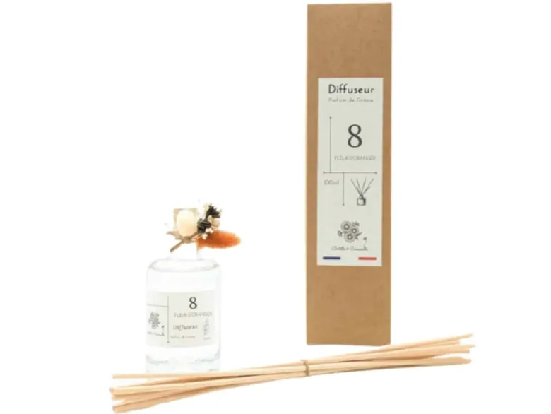 Diffuseur à bâtonnets 100ml fleur d'oranger