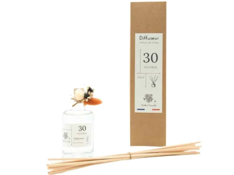 Diffuseur à bâtonnets 100ml polynésie