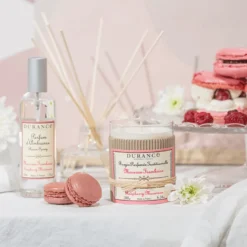 Diffuseur de parfum macaron framboise