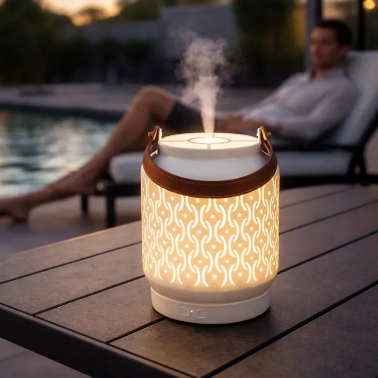 Diffuseur lanterne nomade sans fil madrid + 3 he 100% naturelles