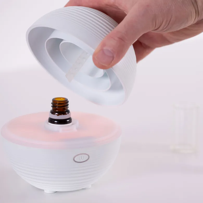 Diffuseur par chaleur douce - préserve les propriétés des huiles essentielles