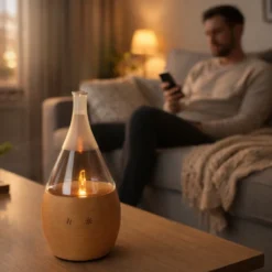 Diffuseur par nébulisation en bois bolea