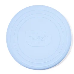 Disque volant en silicone bleu clair
