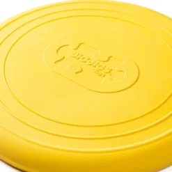 Disque volant en silicone jaune