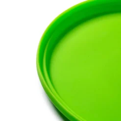 Disque volant en silicone vert