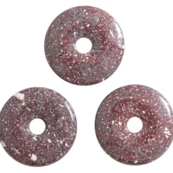 Donut porphyre impérial rouge 4 cm