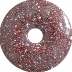 Donut porphyre impérial rouge 4 cm