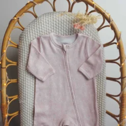 Dors bien ouverture zippée rose 0 mois