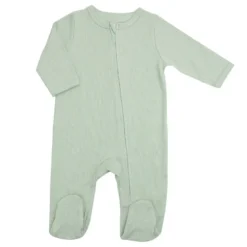 Dors bien ouverture zippée verde 0 mois