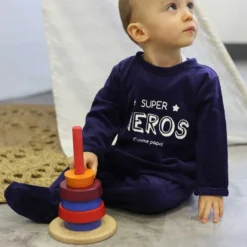 Dors bien super héros bleu 18 mois