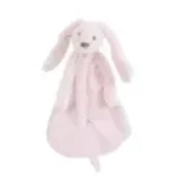 Doudou lapin richie rose clair 25 cm