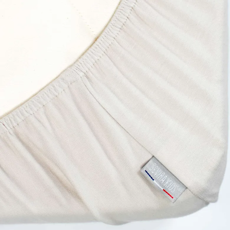 Drap housse coton jersey uni - 70x140