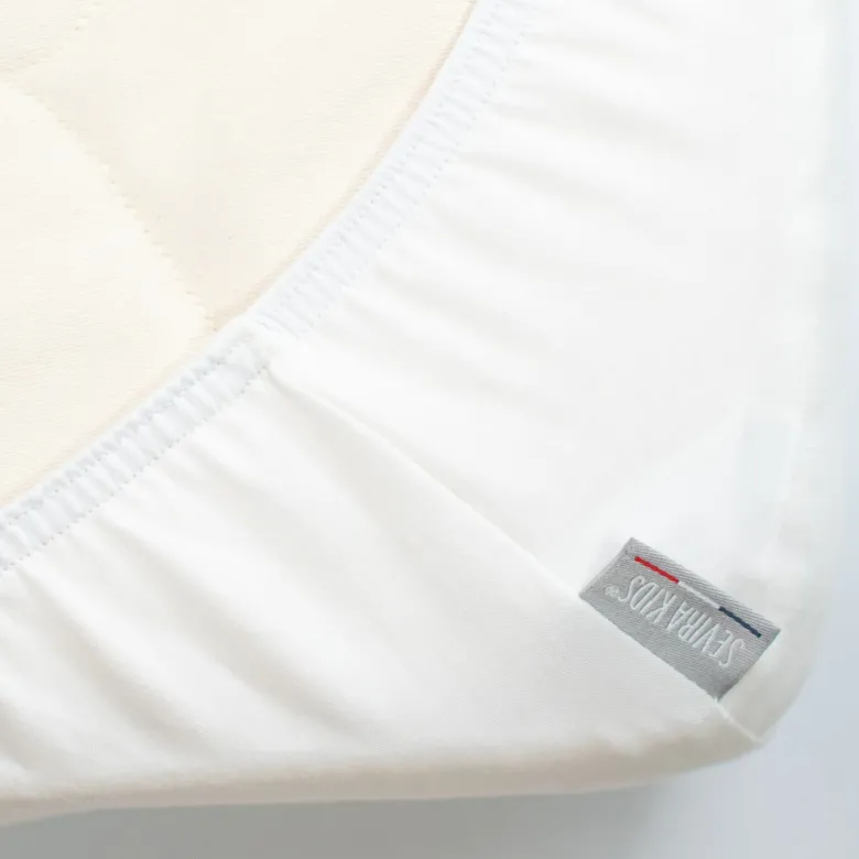 Drap housse coton jersey uni - 90x190