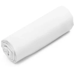 Drap-housse coton - 60x120 blanc 60x120