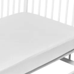 Drap-housse coton - 60x120 blanc 60x120