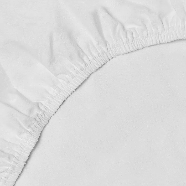 Drap-housse coton - 70x140 cm blanc