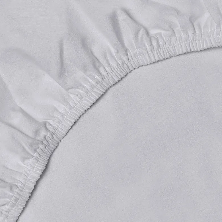 Drap-housse coton - 70x140 cm gris