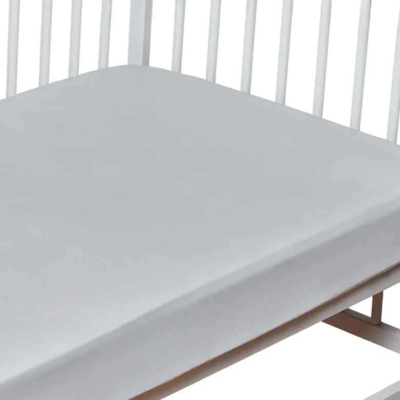 Drap-housse coton - 70x140 cm gris