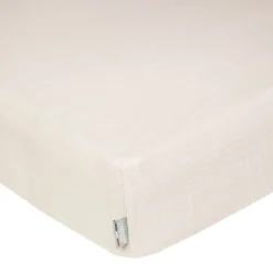 Drap housse gaze de coton uni - 60x120