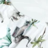 Drap-housse satin coton safari -