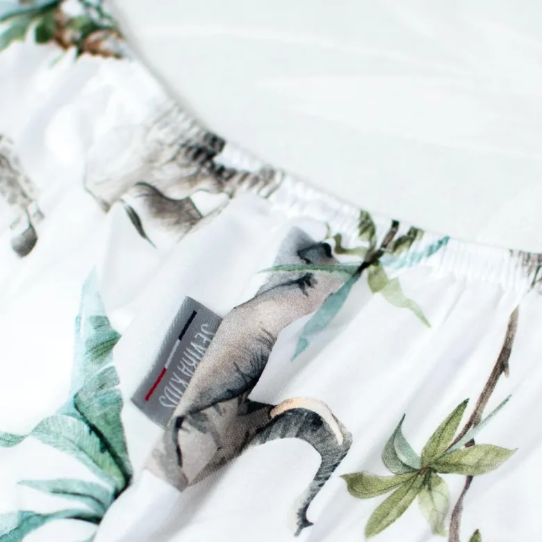 Drap-housse satin coton safari -