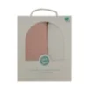 Drap housse 70x140 cm - lot de 2 - blanc &nbsp; pivoine en gaze de coton