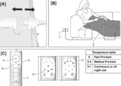 Dreamland couverture chauffante en peluche velouté grise - snuggle up - large