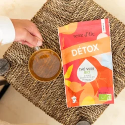 Détox - thé vert & huile essentielle bio