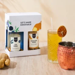 Duo cocktail Gin Tonic Moscow Mule