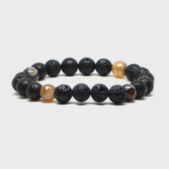 Duo de bracelets pierre de lave & agate