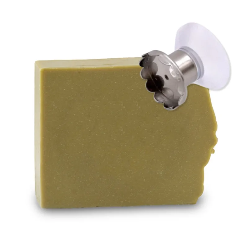 Duo savon bio olive & laurier + support magnétique fabriqué en france