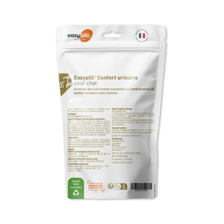 Easypill chat confort urinaire - osalia