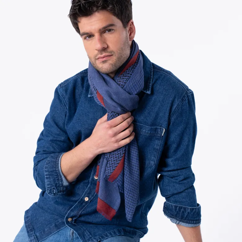 Echarpe en laine gaspard