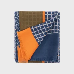 Echarpe en laine jean