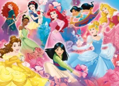 Eco-puzzle 24 pcs double face princess