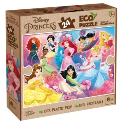 Eco-puzzle 24 pcs double face princess