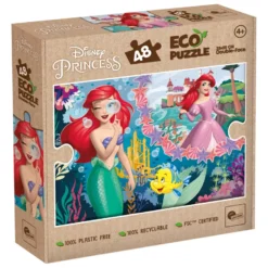 Eco-puzzle 48 pcs mini double face ariel