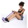 Elastique de musculation avec pedale