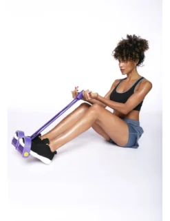 Elastique de musculation avec pedale