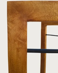 Elevéa - porte serviette pliable en bois massif de manguier