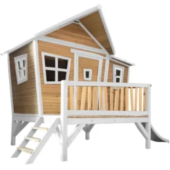 Emma cabane asymétrique en bois sur pil