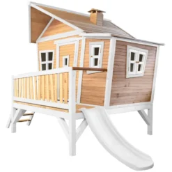 Emma cabane asymétrique en bois sur pil
