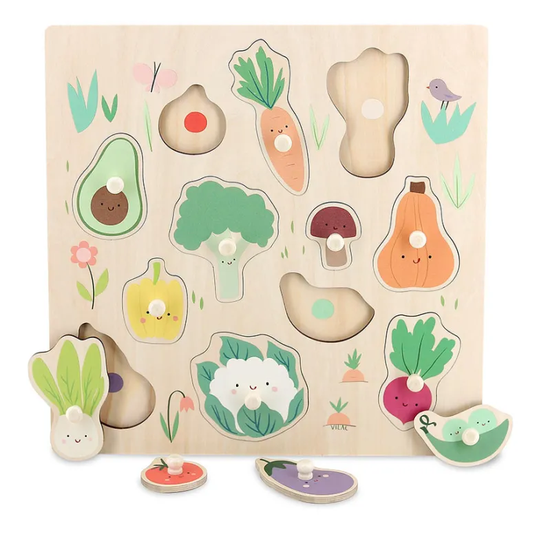 Encastrement en bois légumes du jardin