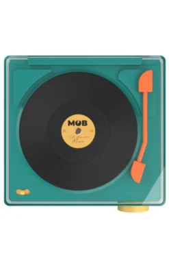 Enceinte bluetooth vs-80 2en1 - rétro et réveil - mob