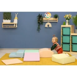 Ensemble blocs 7s pastel clair
