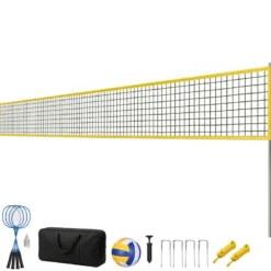 Ensemble complet volley-ball badminton 2 en 1 avec sac