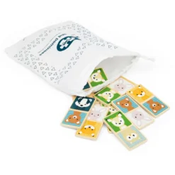 Ensemble de dominos animaux des bois