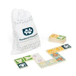 Ensemble de dominos animaux des bois