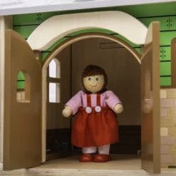 Ensemble de jeu de ferme pavée en bois