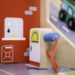Ensemble de jeu parc et garage en bois